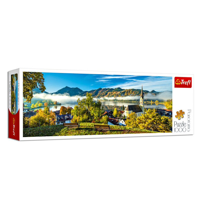 Puzzle panoramic 1.000 de piese "Lacul Schlier"
