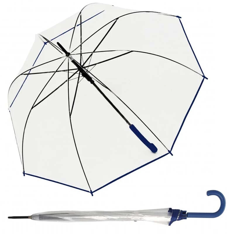Dámsky tyčový dáždnik Hit Long Automatic Transparent