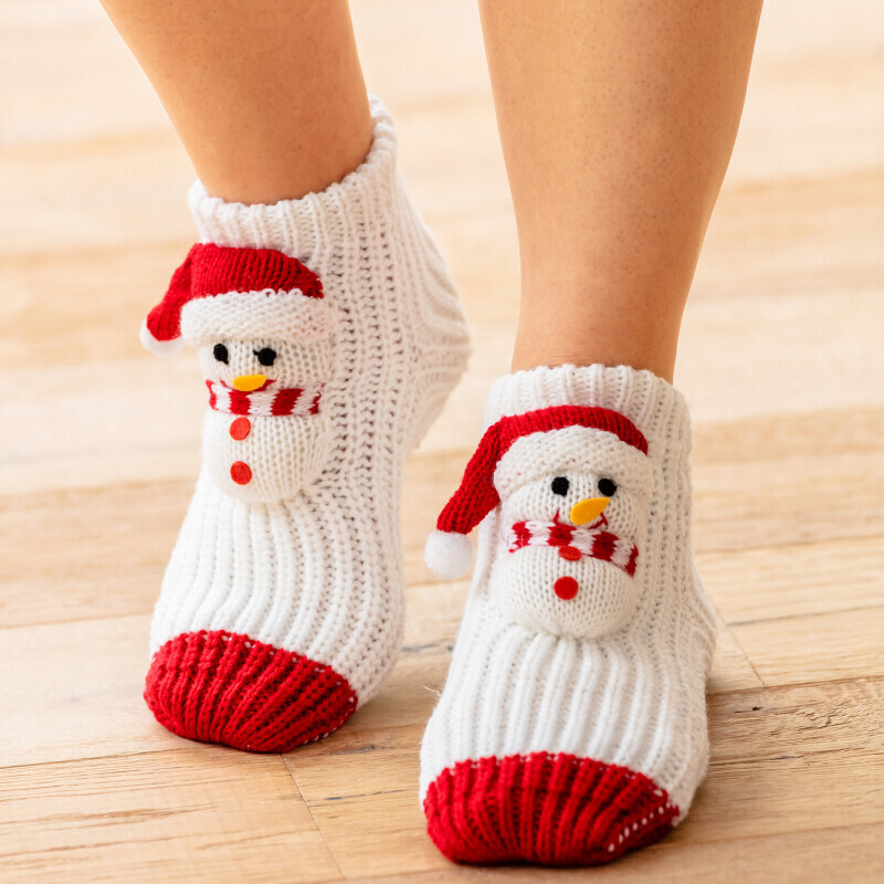 Ponožky se sněhuláky