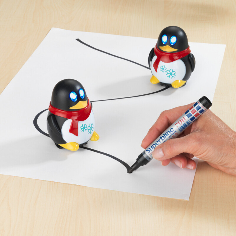 Pinguin cu LED-uri + marker