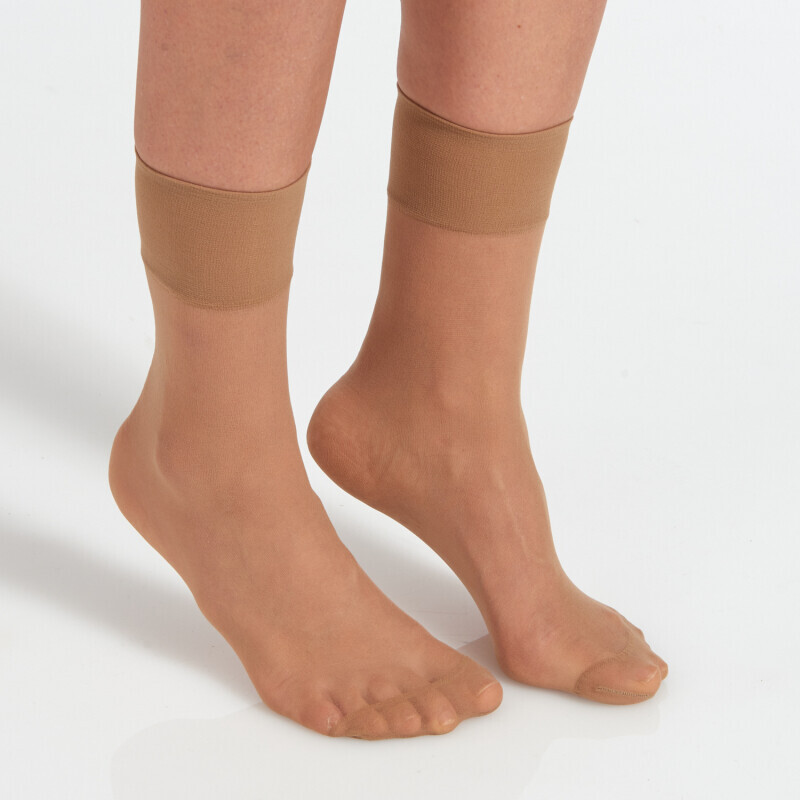 10 párů jemných ponožek s pohodlným lemem