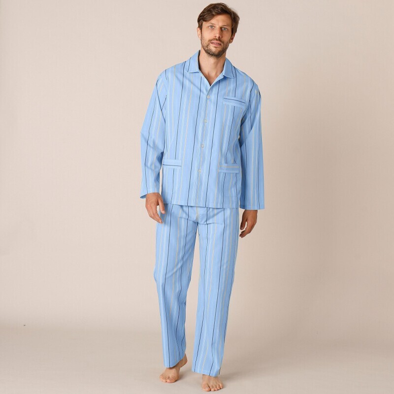 Pruhované pyžamo, popelín