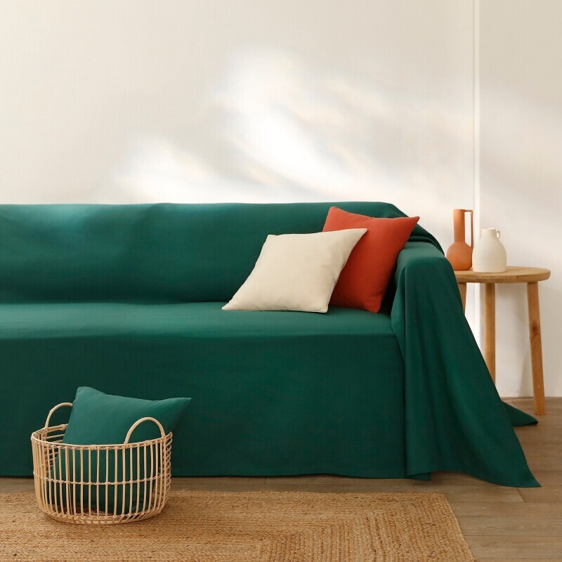 Cuvertură pentru canapea Colombine din in solid color