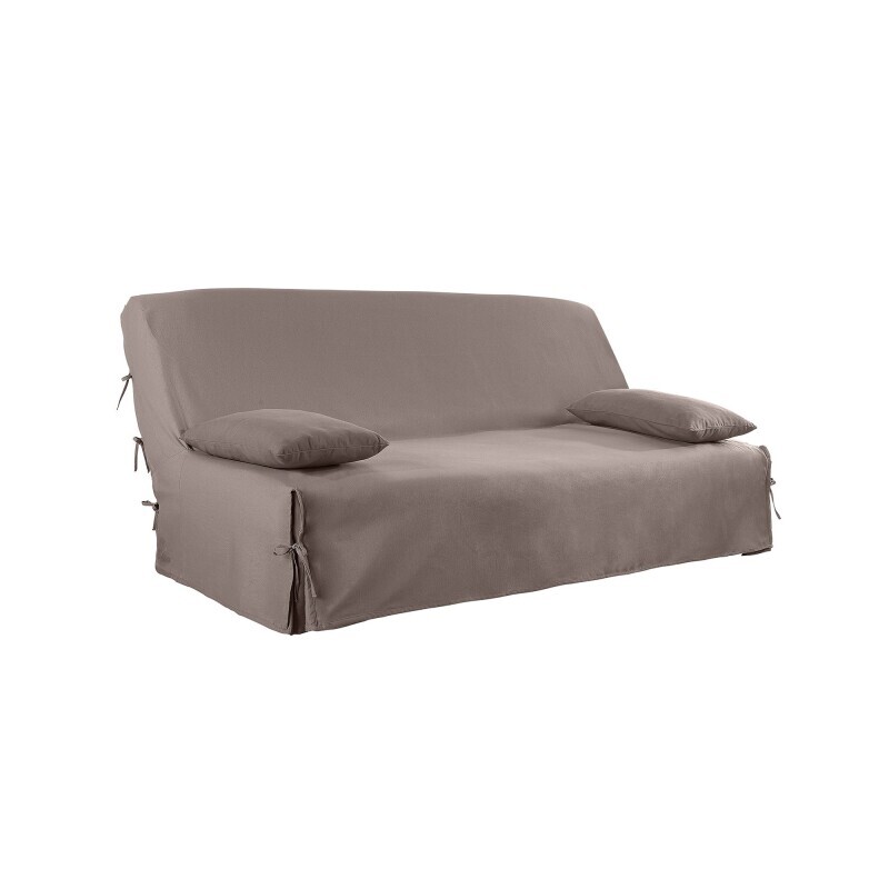 Husă de canapea în culoare solidă, cu clic-clac, lenjerie bachette