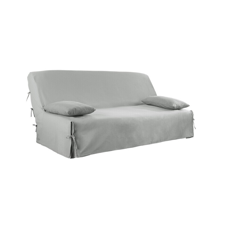 Husă de canapea cu clic-clac în culoare solidă, lenjerie bachette