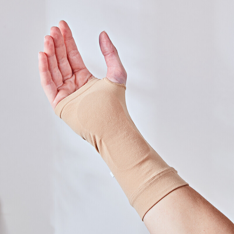 Zselés kéztőcsatorna-kötés bal kézre