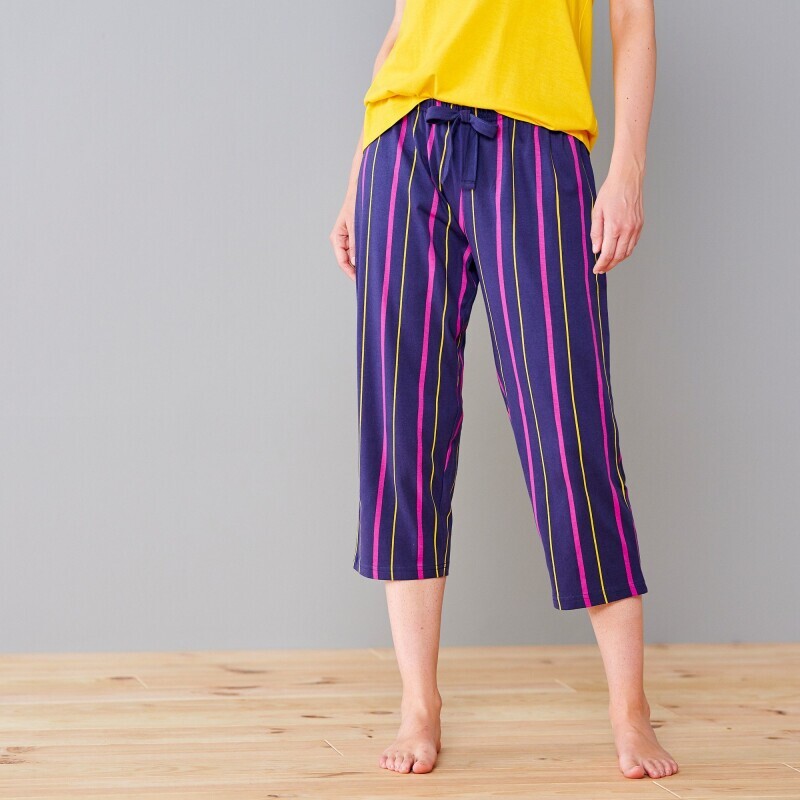 Krátké pyžamové kalhoty s proužky Estrella