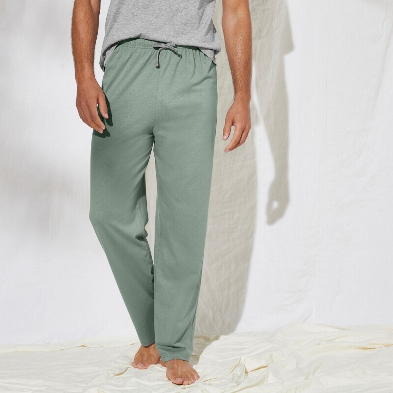 Spodnie od piżamy w jednolitym kolorze