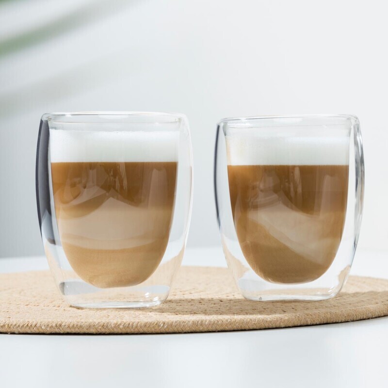 2 Pahare Latte Macchiato,  350 ml