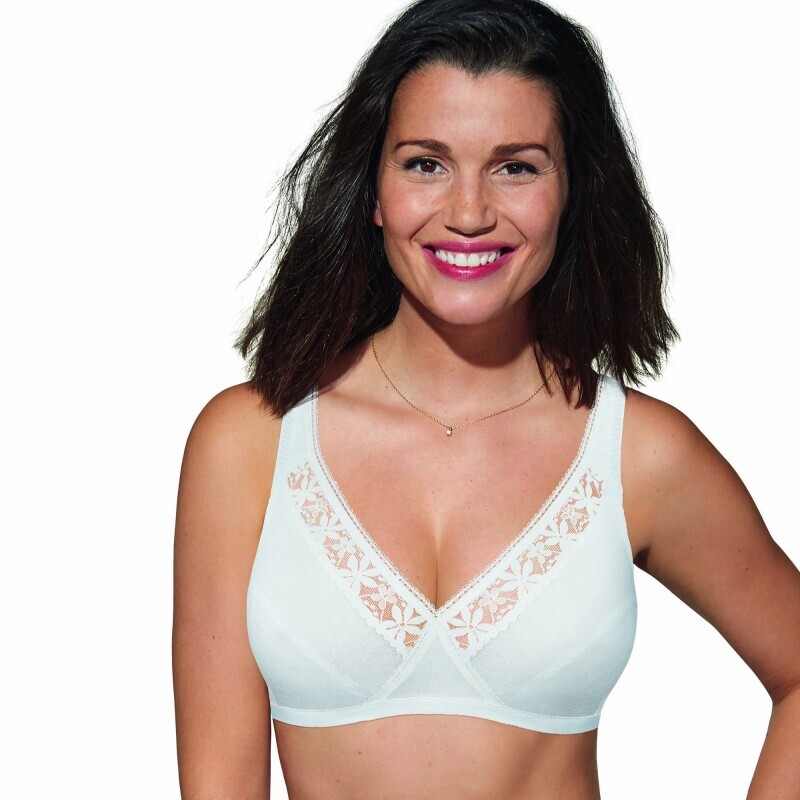 Zestaw 2 biustonoszy z haftem Coeur Croisé Playtex®, bez fiszbin