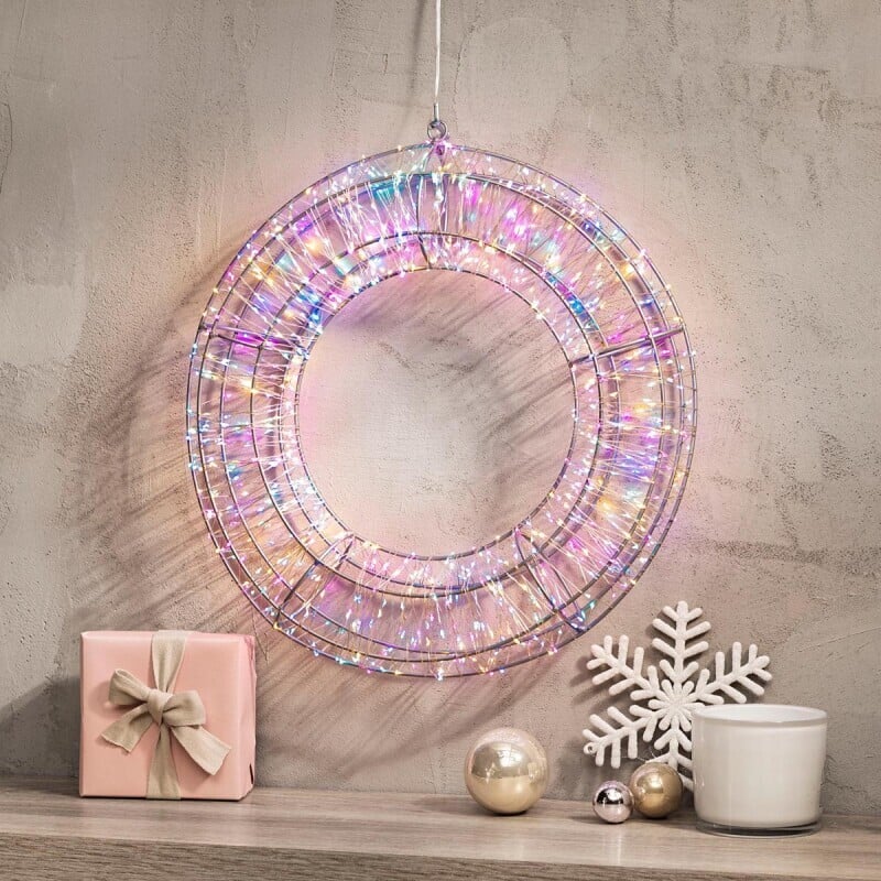 LED svietiaci veniec Pastel Shine