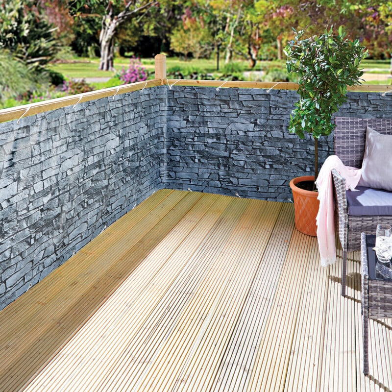 Ecran de balcon Slate