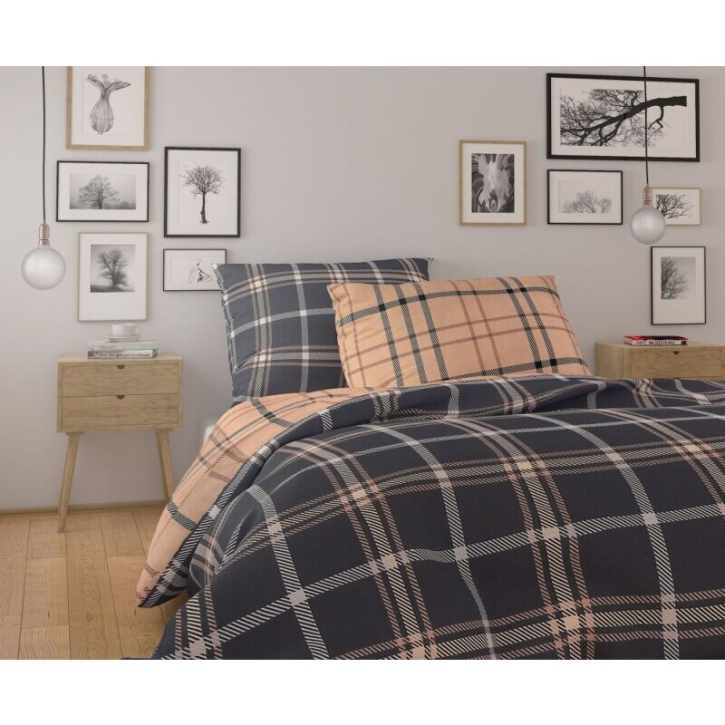 Pamut ágynemű NORDIC COLLECTION Káro