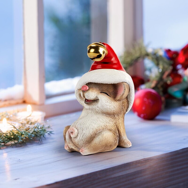 Figúrka Vianočná myška