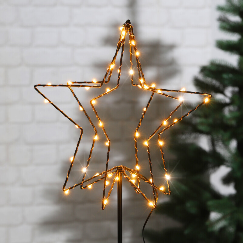 LED záhradný zápich Hviezda