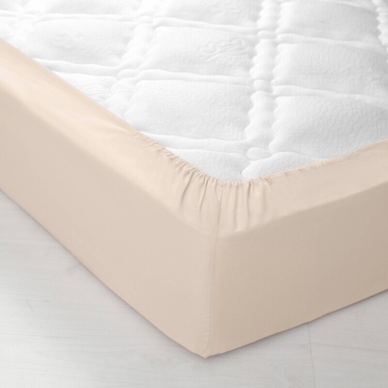 Jednobarevné napínací prostěradlo s hloubkou rohů 40 cm