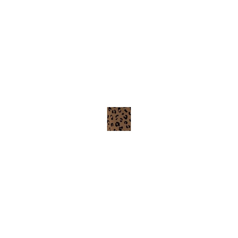 Rozšířené šaty s potiskem leopardího vzoru