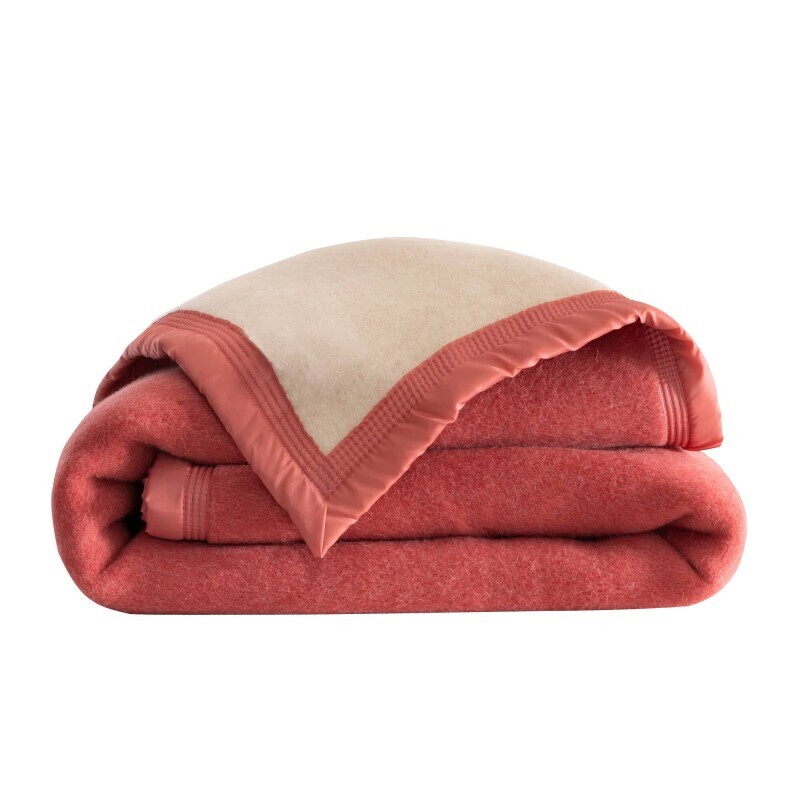 Dvoubarevná vlněná přikrývka 800g/m2