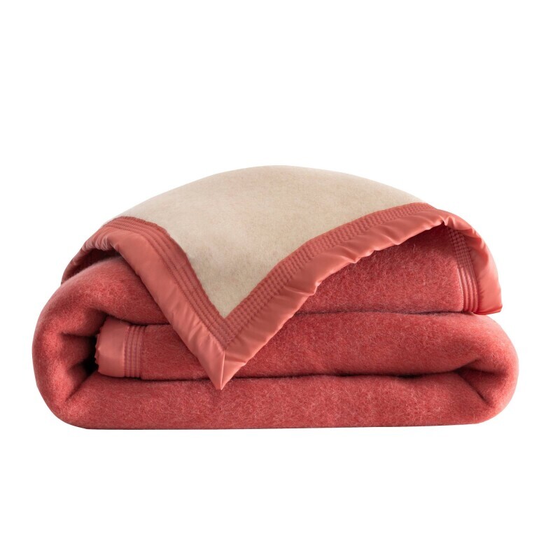Dvoubarevná vlněná přikrývka 600g/m2