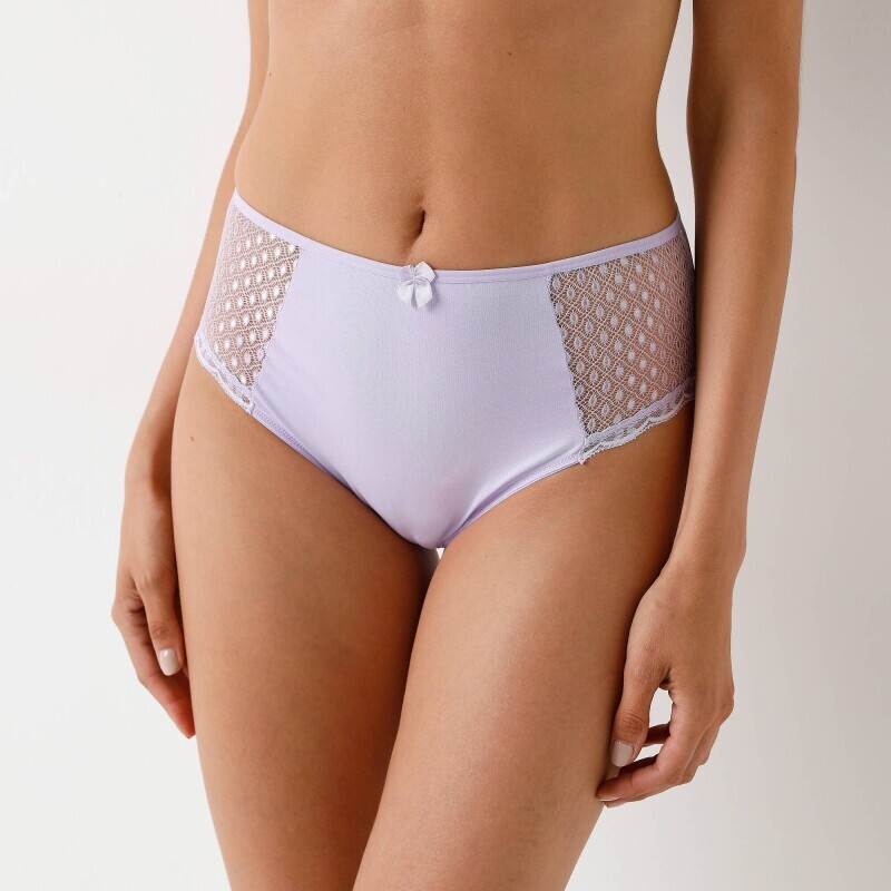 Sada 4 kalhotek maxi Tropea zn. Confidence Lingerie® ze strečové bavlny a krajky, s potiskem