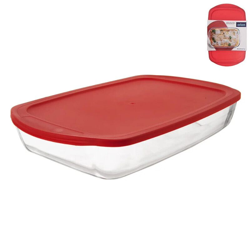 Naczynie żaroodporne z pokrywą