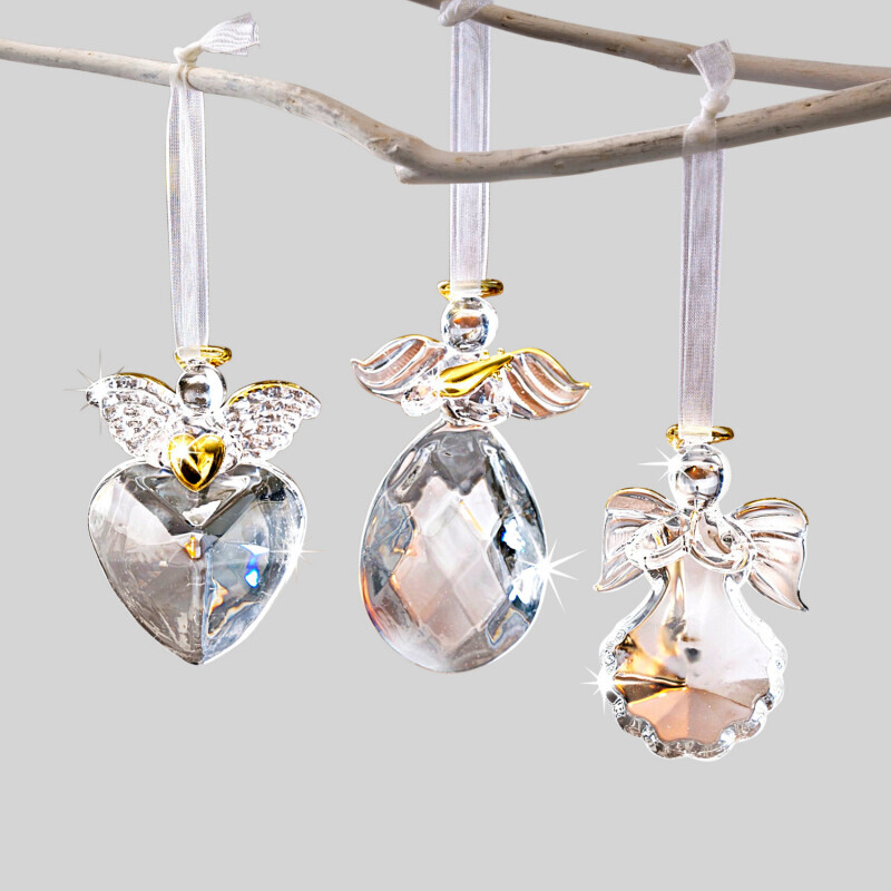 3 ozdoby na zavesenie Anjel