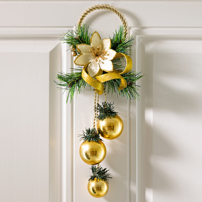 Függő dekoráció Ball, arany