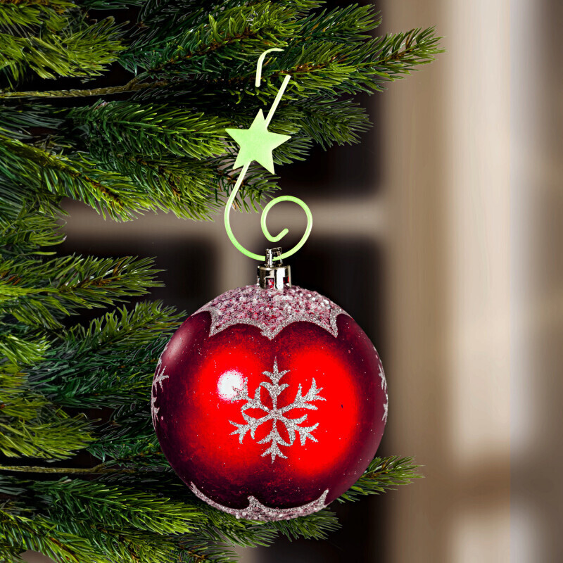 30 svietiacich háčikov na vianočné ozdoby