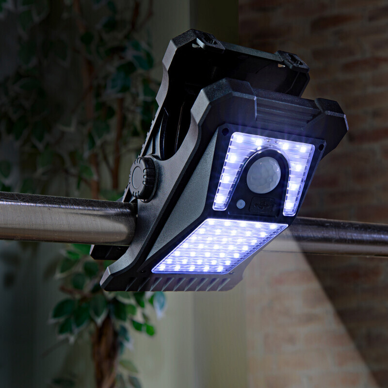 Solárne svietidlo s pripevnením na klips