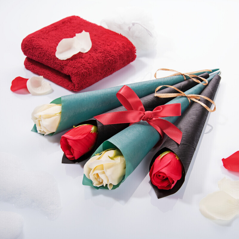 4-dielna súprava ruží