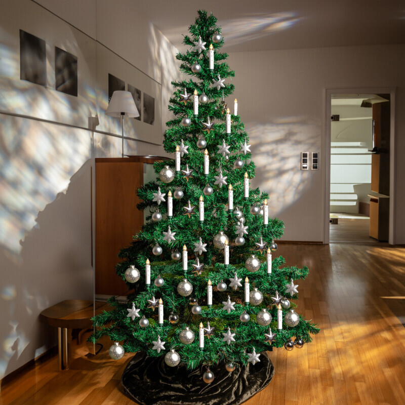 10 svíček na stromek Diamant