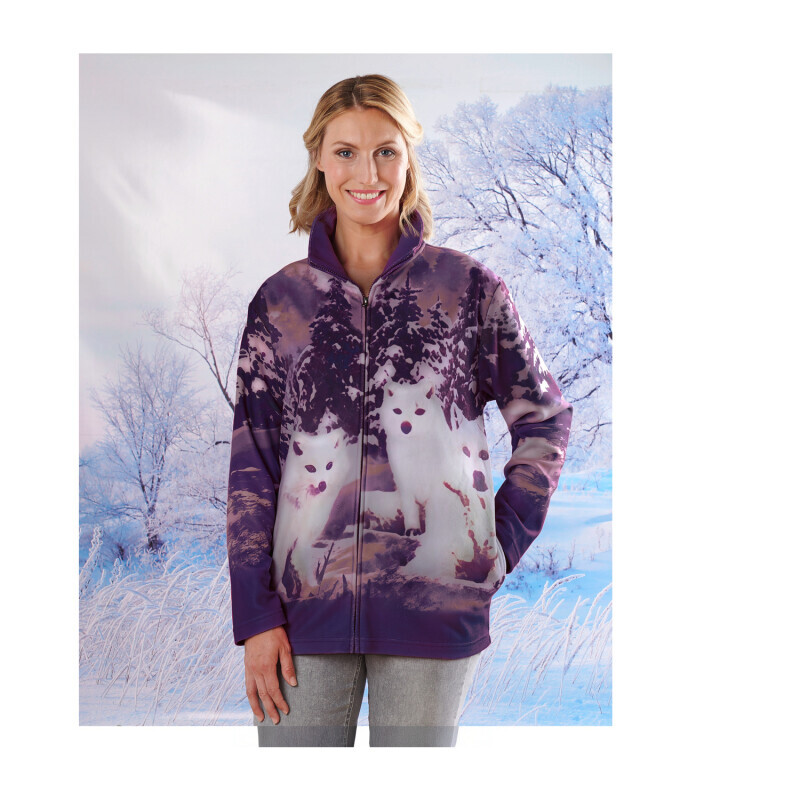 Fleecová bunda Vlci