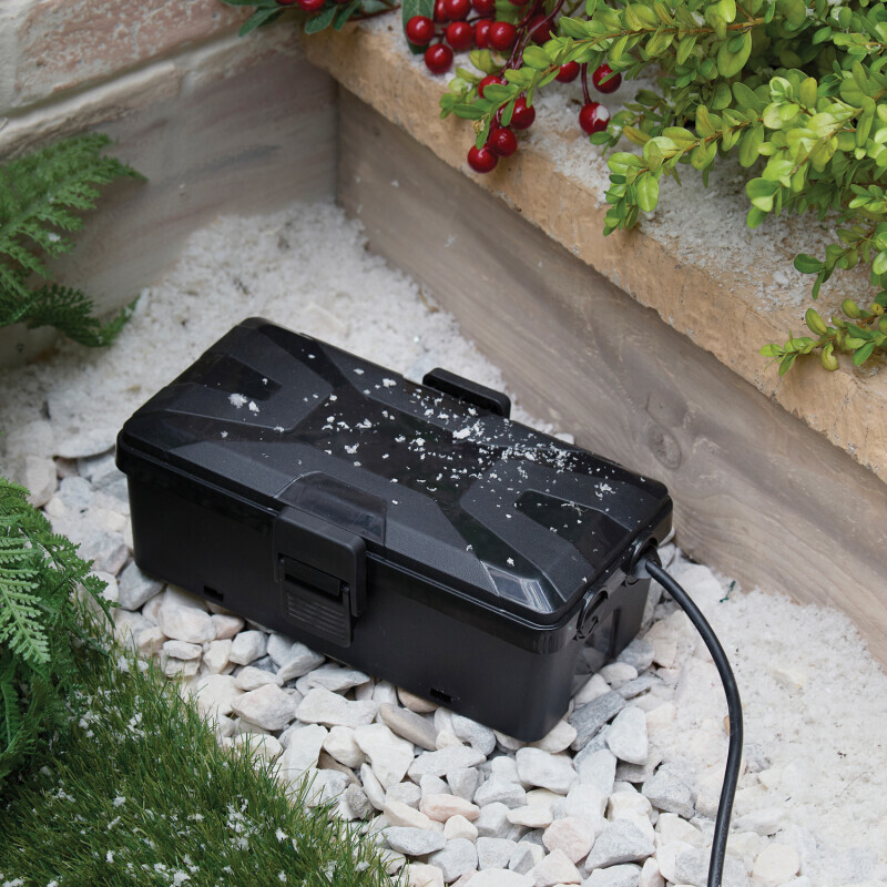 Kültéri védődoboz a tápcsatlakozásokhoz