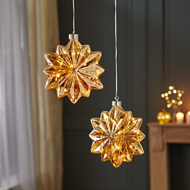 LED sněhová vločka