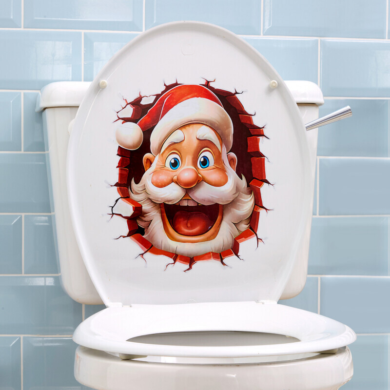 3D samolepka Santa Claus