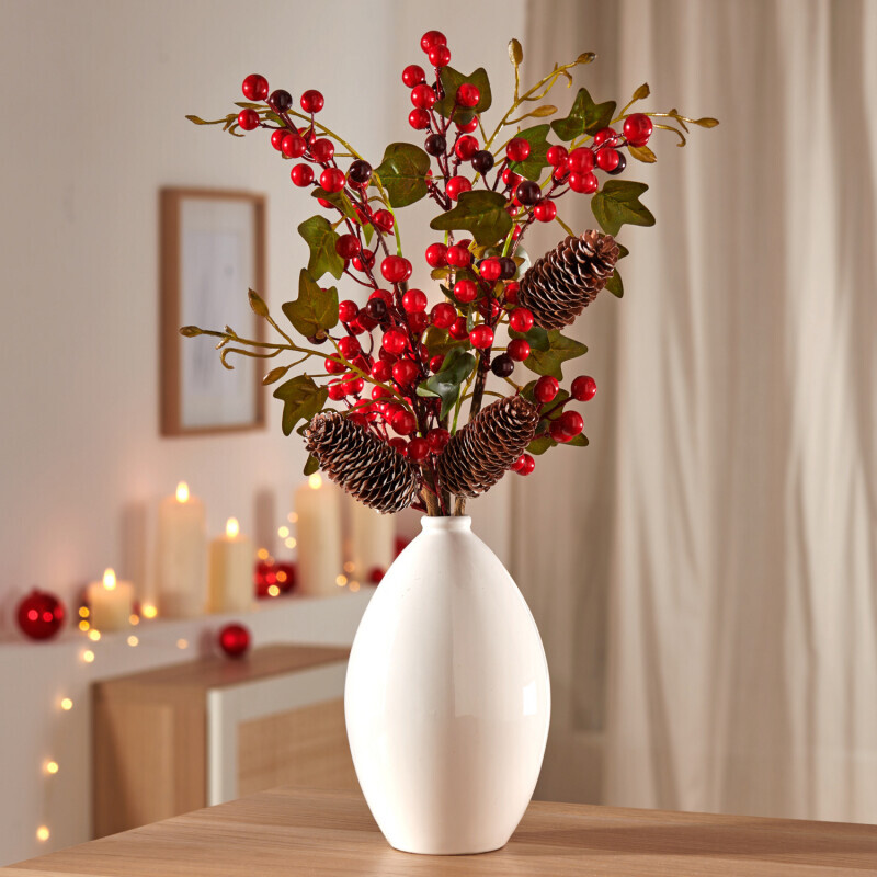 Ramură LED cu boabe