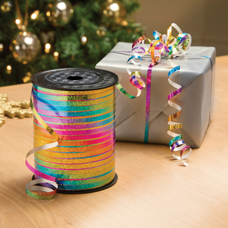 Szivárványos ajándékszalag