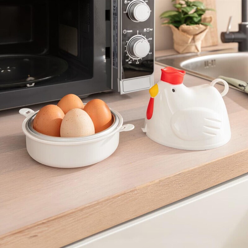 Fierbător de ouă pentru microunde Pui