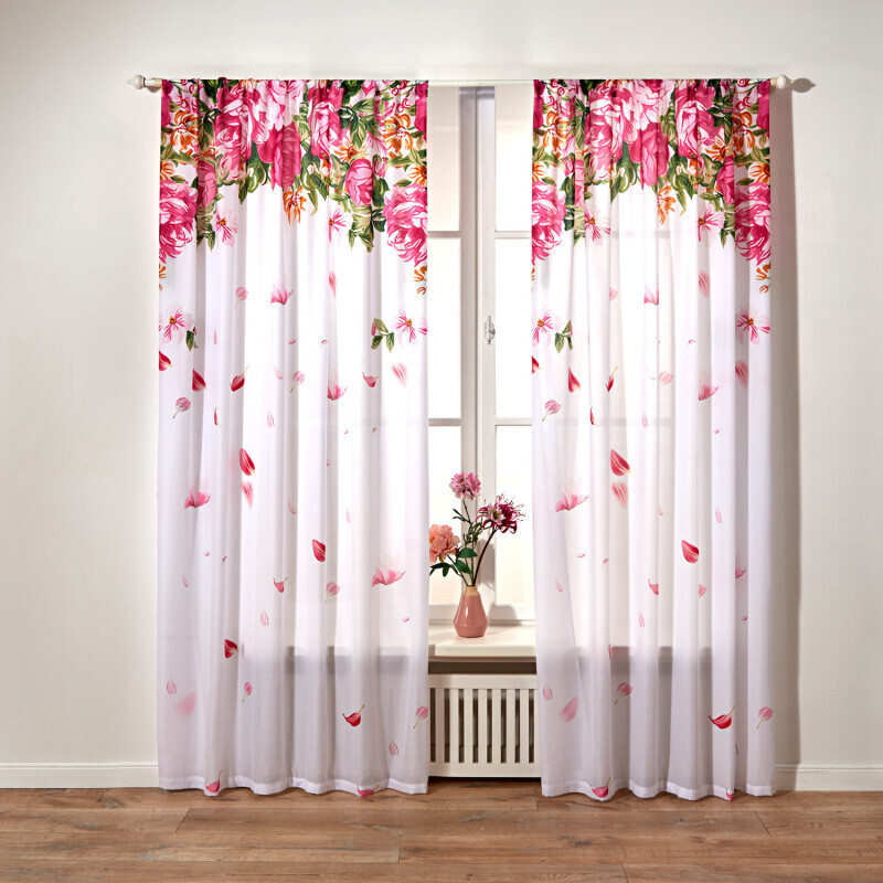 Függöny Rózsák 230 x 140 cm