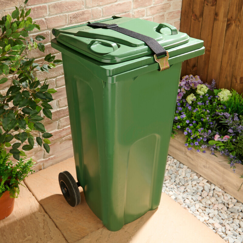 Popruh na víko popelnice