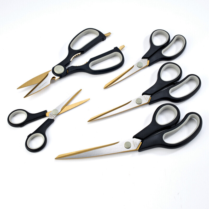 5 db rozsdamentes acél olló szettben