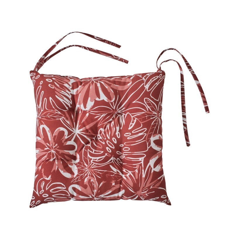 Sada 2 podsedáků na židli s potiskem květin