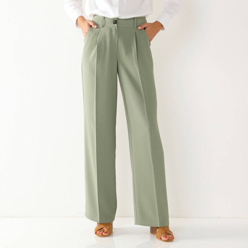 Широкі струмливі штани