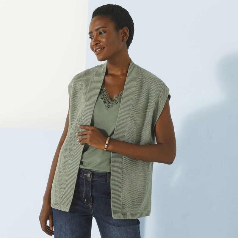 Kamizelka bez zapięcia