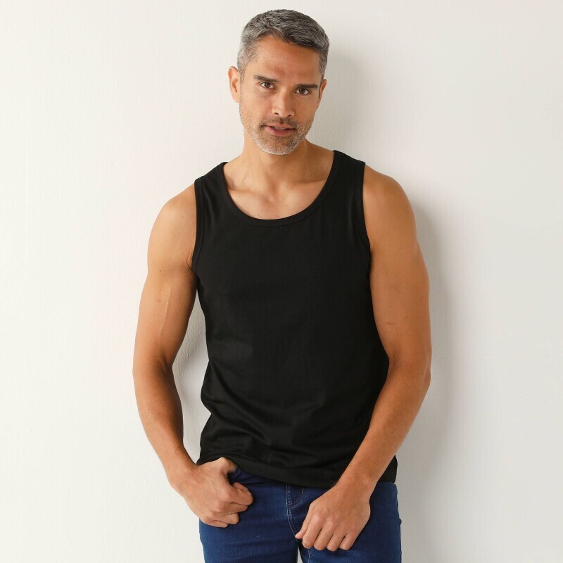 Sada 3 jednobarevných tílek