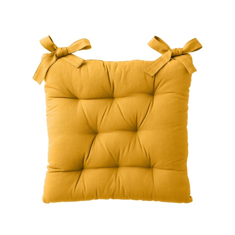 Zestaw 2 kwadratowych, jednolitych poduszek na krzesła marki Colombine®