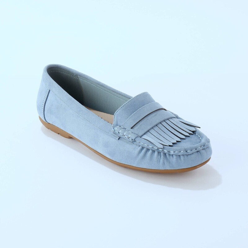 Pružné mokasíny z mikrovlákna