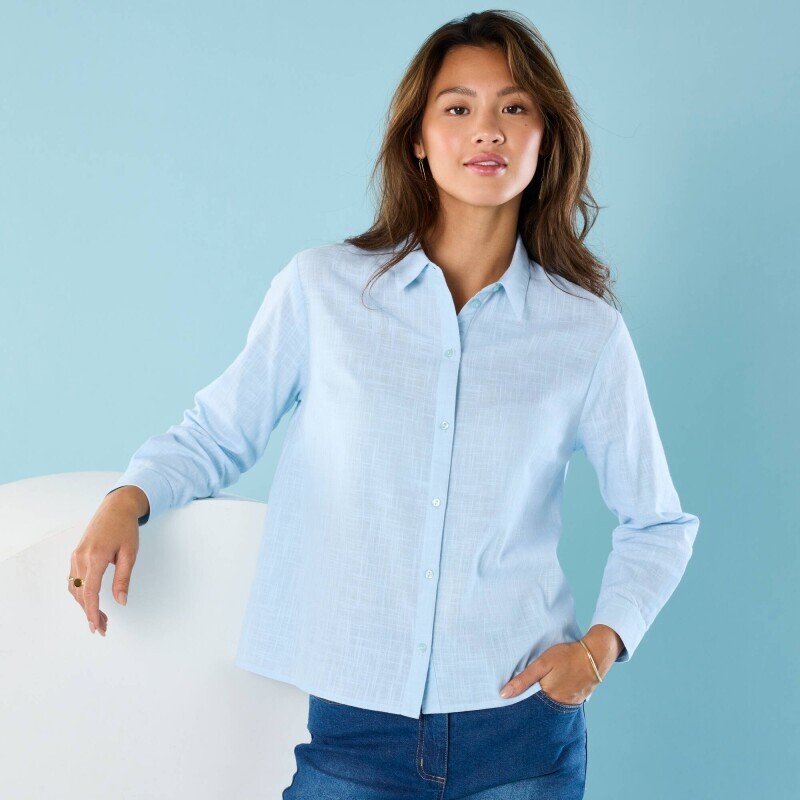 Bawełniana koszula dla drobniejszej sylwetki