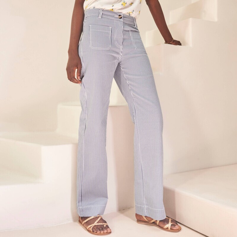 Široké prúžkované_x000D_
nohavice