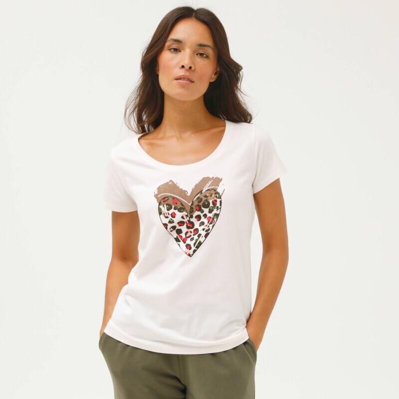 Tričko s potlačou srdca
